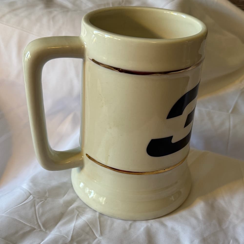 Dale Earnhardt Sr. Ceramic stein.