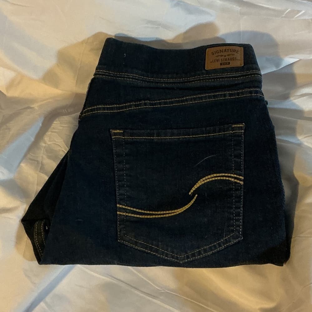 ★ Levi Strauss Signature Gold Straight Leg Jeans W32 L30 - Thumbnail 4
