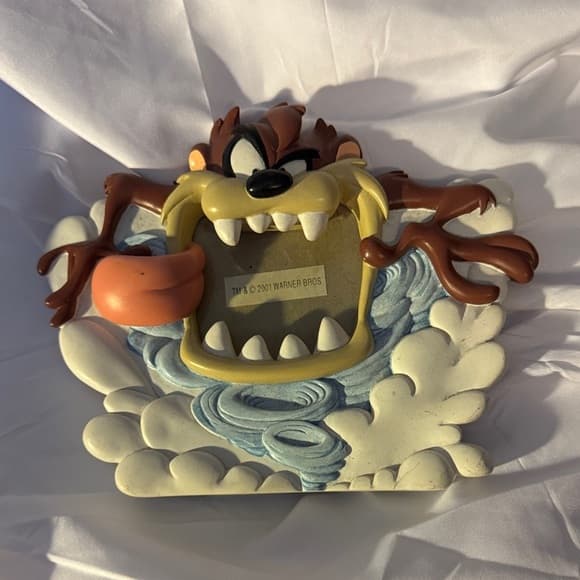★ Vintage 2001 Taz Tasmanian Devil Warner Bros Wall Plaque Decor - Thumbnail 7