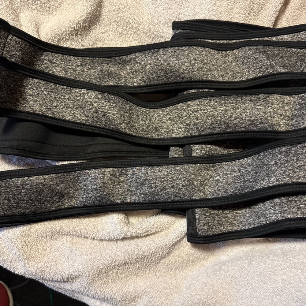 ★ Gray Black Waist Trainer Shapewear Corset Tummy Control Belt
