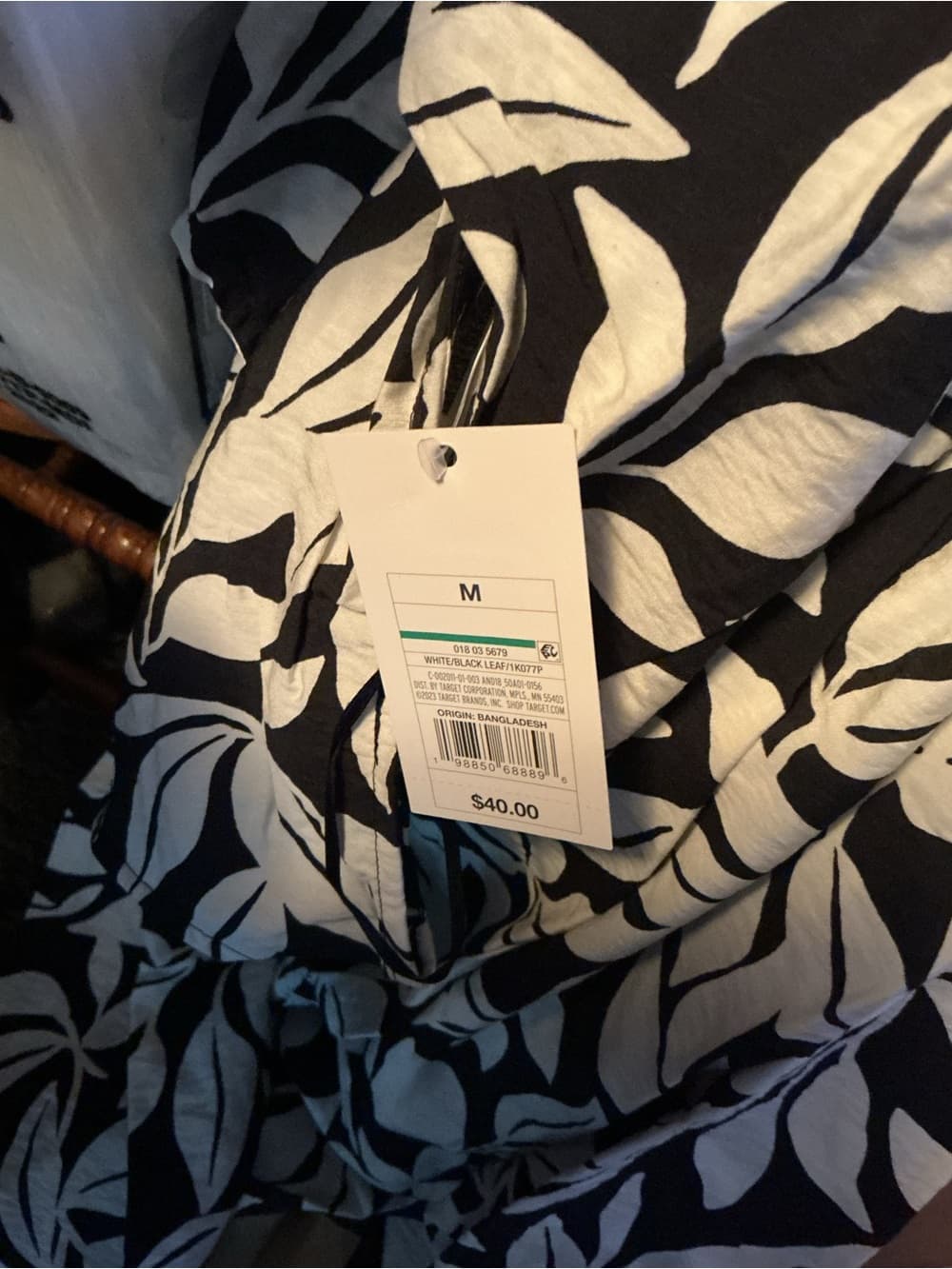 ⭐ NWT A New Day Jumpsuit Bundle XS S M Black Leaf Wide Leg - Thumbnail 8