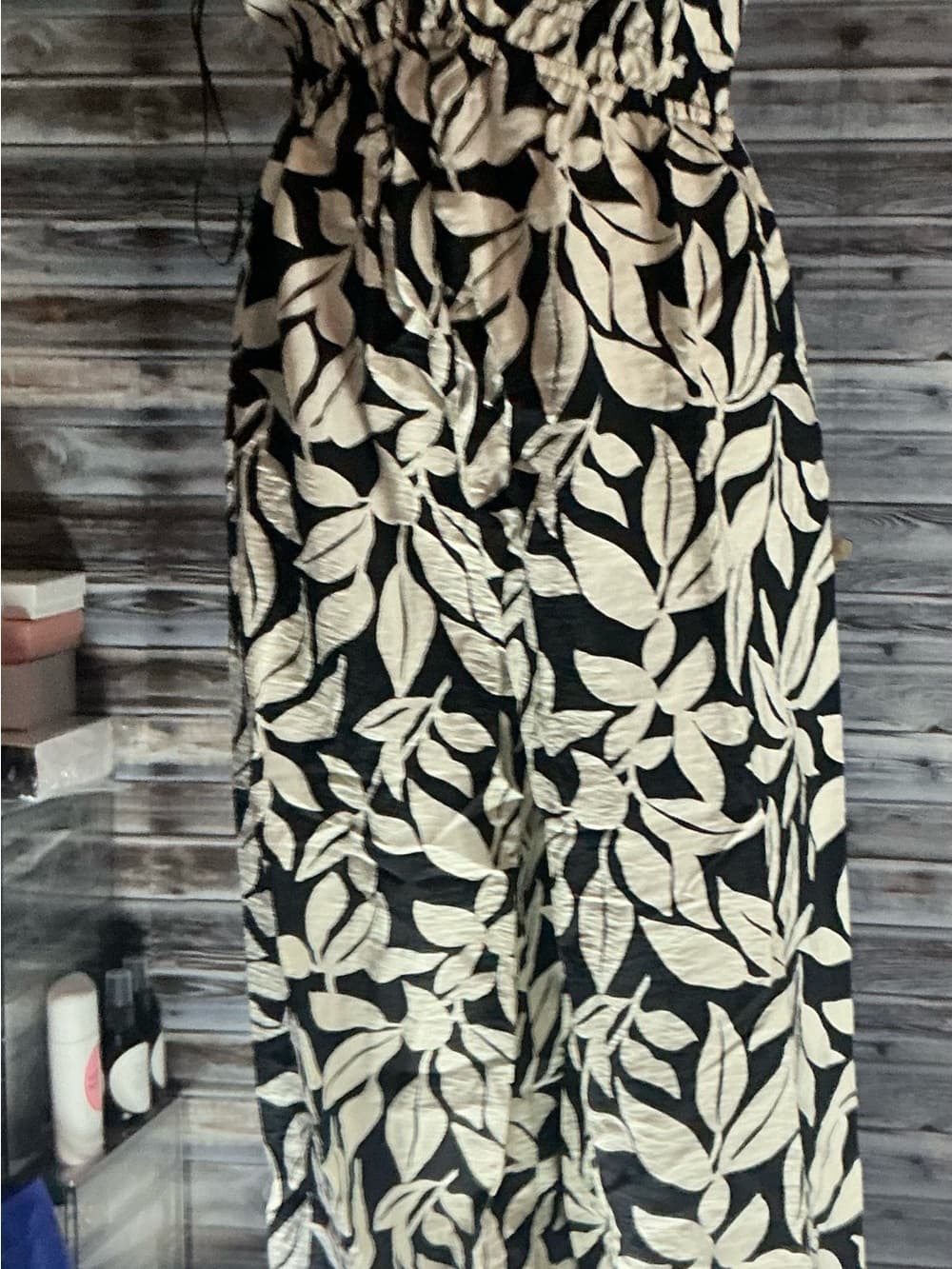 ⭐ NWT A New Day Jumpsuit Bundle XS S M Black Leaf Wide Leg