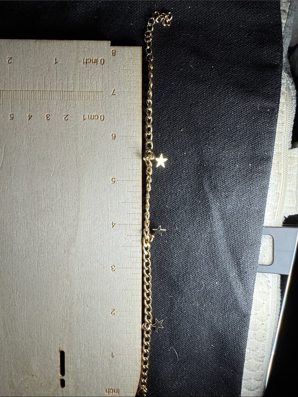 ★ Gold Tone Star Charm Chain Bracelet Celestial Dainty Bracelet - Thumbnail 4
