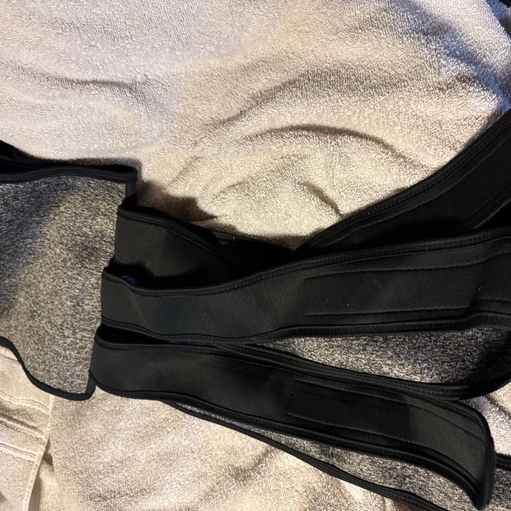 ★ Gray Black Waist Trainer Shapewear Corset Tummy Control Belt - Thumbnail 2