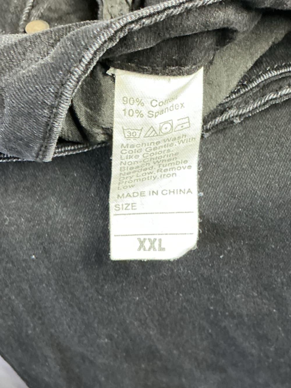 ★ Black Stretch Denim Jeans Women's Size 34 Waist Classic Fit