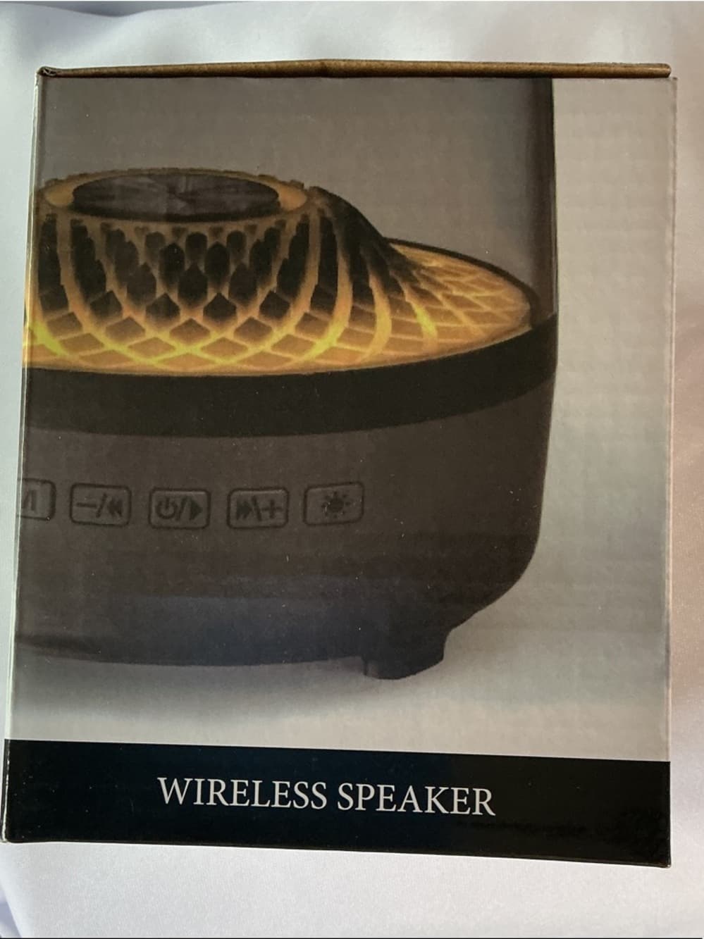 LED Bluetooth Speaker Lamp Diamond Light Wireless Speaker Rechargeable