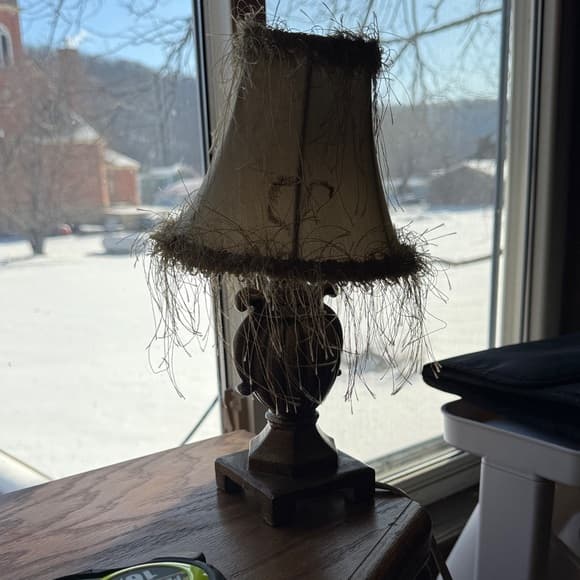★ Rustic Country Table Lamp Primitive Farmhouse Accent Decor - Thumbnail 10