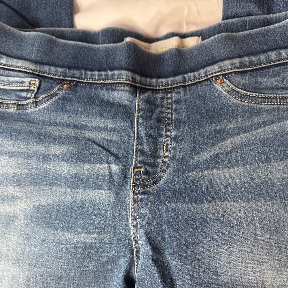 ★ Levi Strauss Signature Gold W32 L30 Straight Leg Jeans Dark Wash - Thumbnail 4