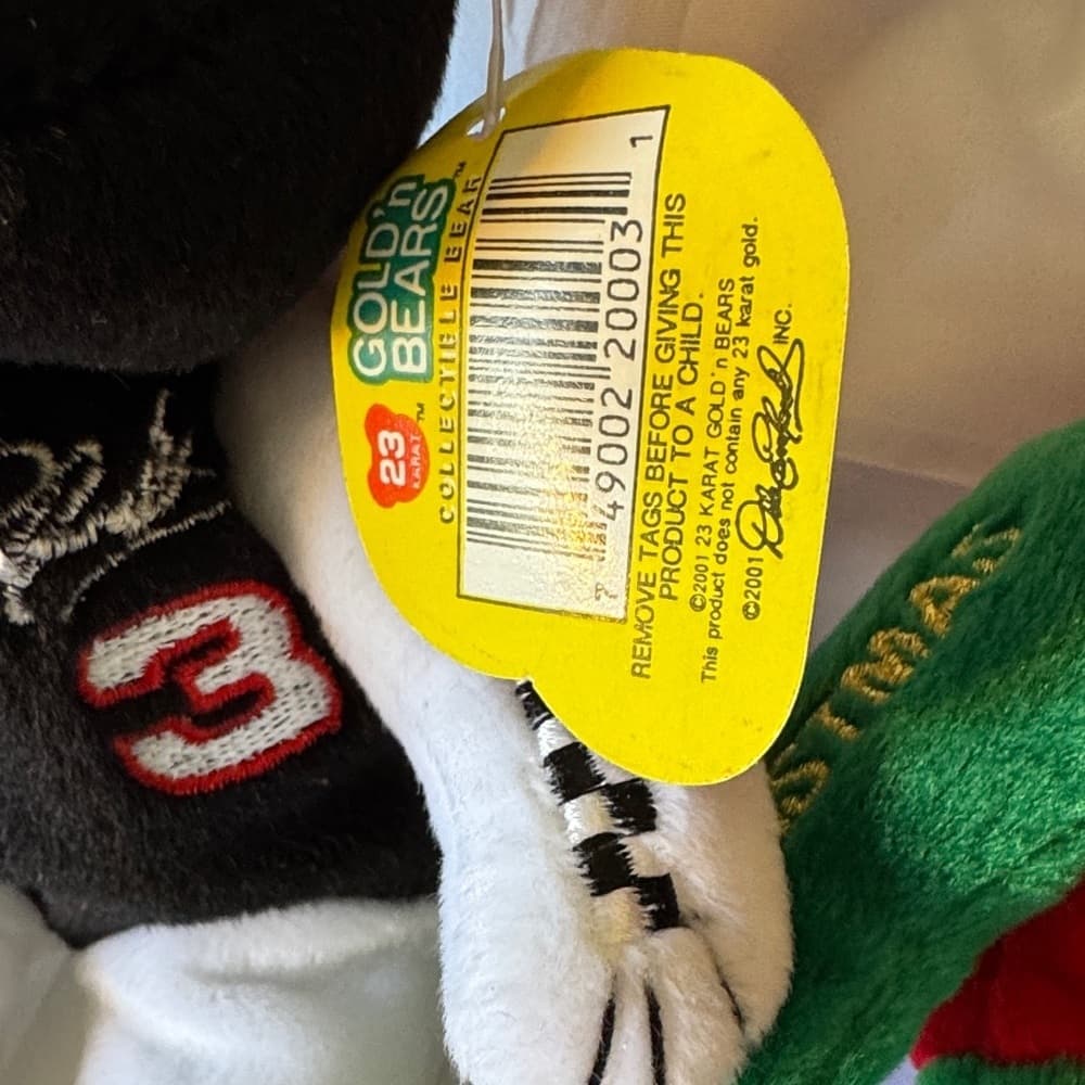 Black and Red Plush Bear Toy Set. - Thumbnail 5