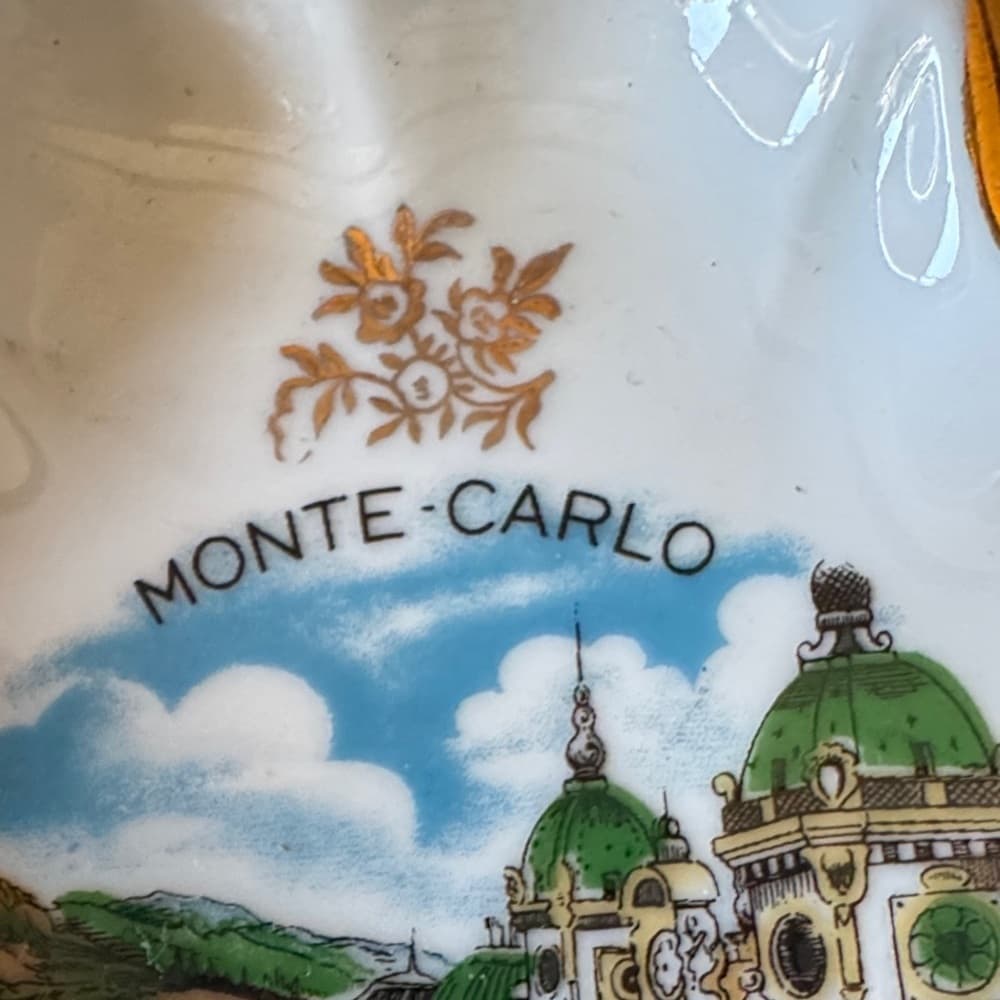Monte Carlo Decorative Dish with Gold Accents - Thumbnail 3