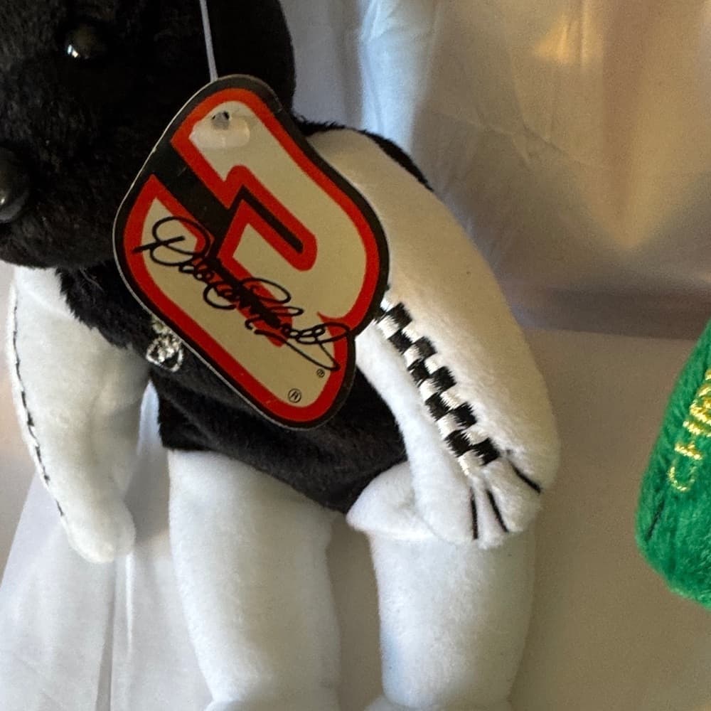 Black and Red Plush Bear Toy Set. - Thumbnail 6