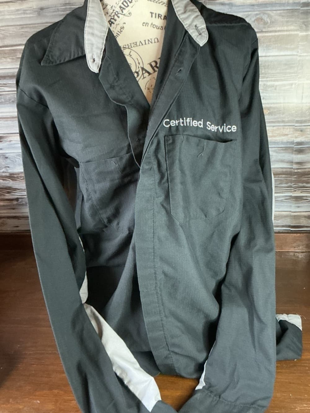 ★ Goodwrench Certified Service Work Shirt Mechanic Uniform Men's XL - Thumbnail 6