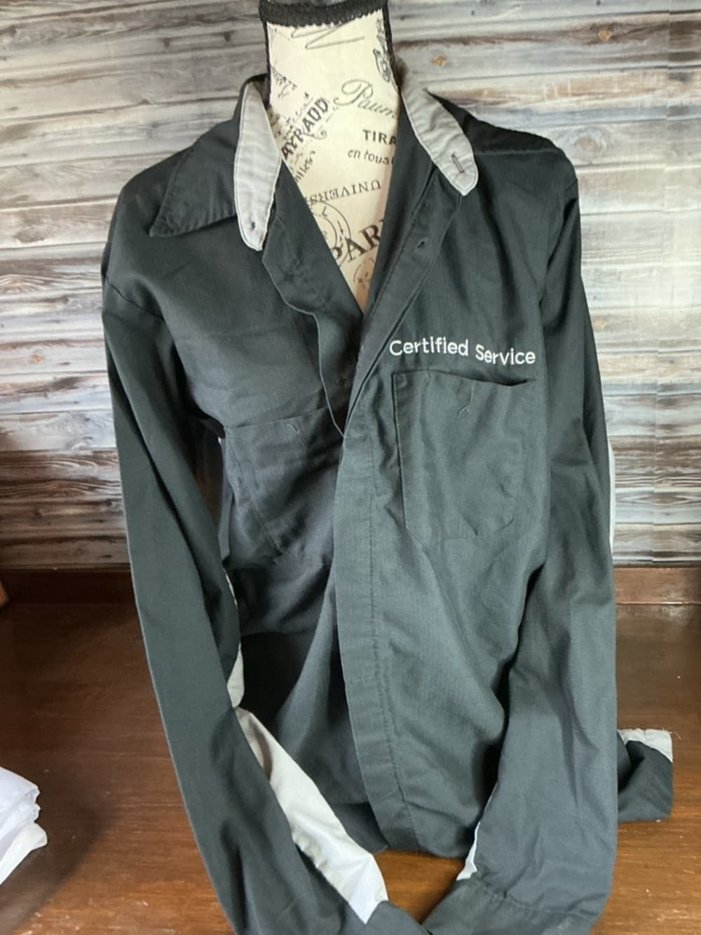 ★ Goodwrench Certified Service Work Shirt Mechanic Uniform Men's XL - Thumbnail 2