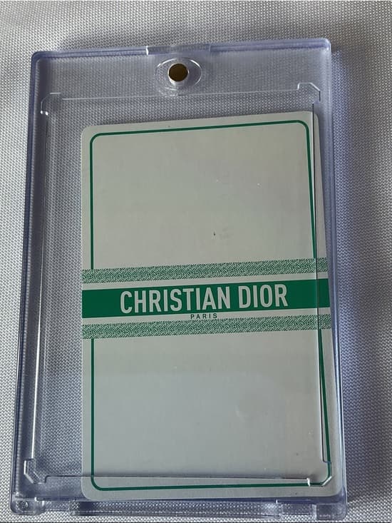 ★ Christian Dior Ace of Spades Playing Card Collectible Display Piece - Thumbnail 5