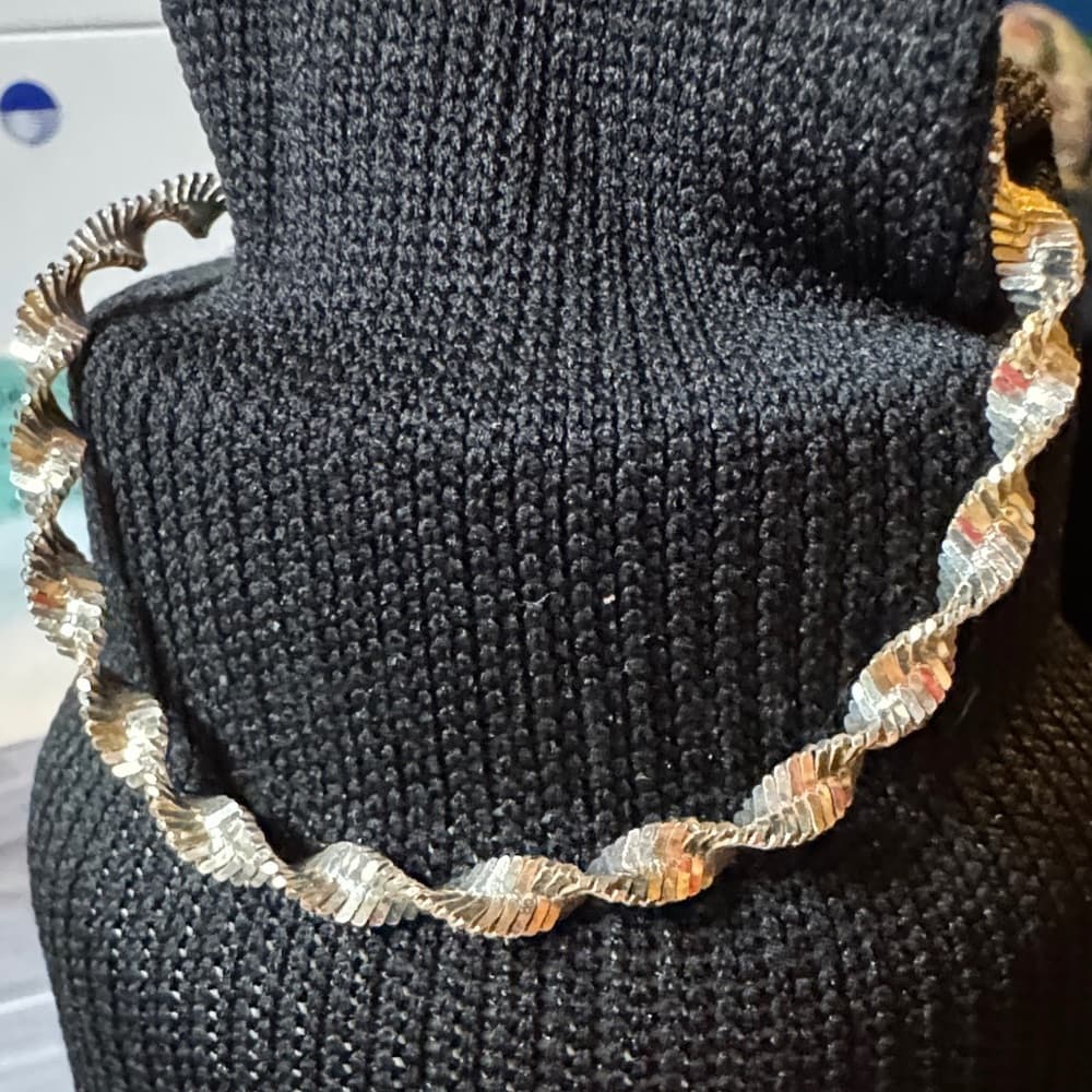 Silver Twisted Bracelet - Thumbnail 6