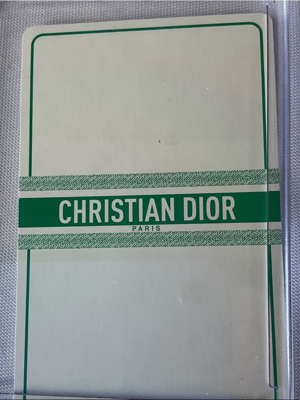 ★ Christian Dior Ace of Spades Playing Card Collectible Display Piece