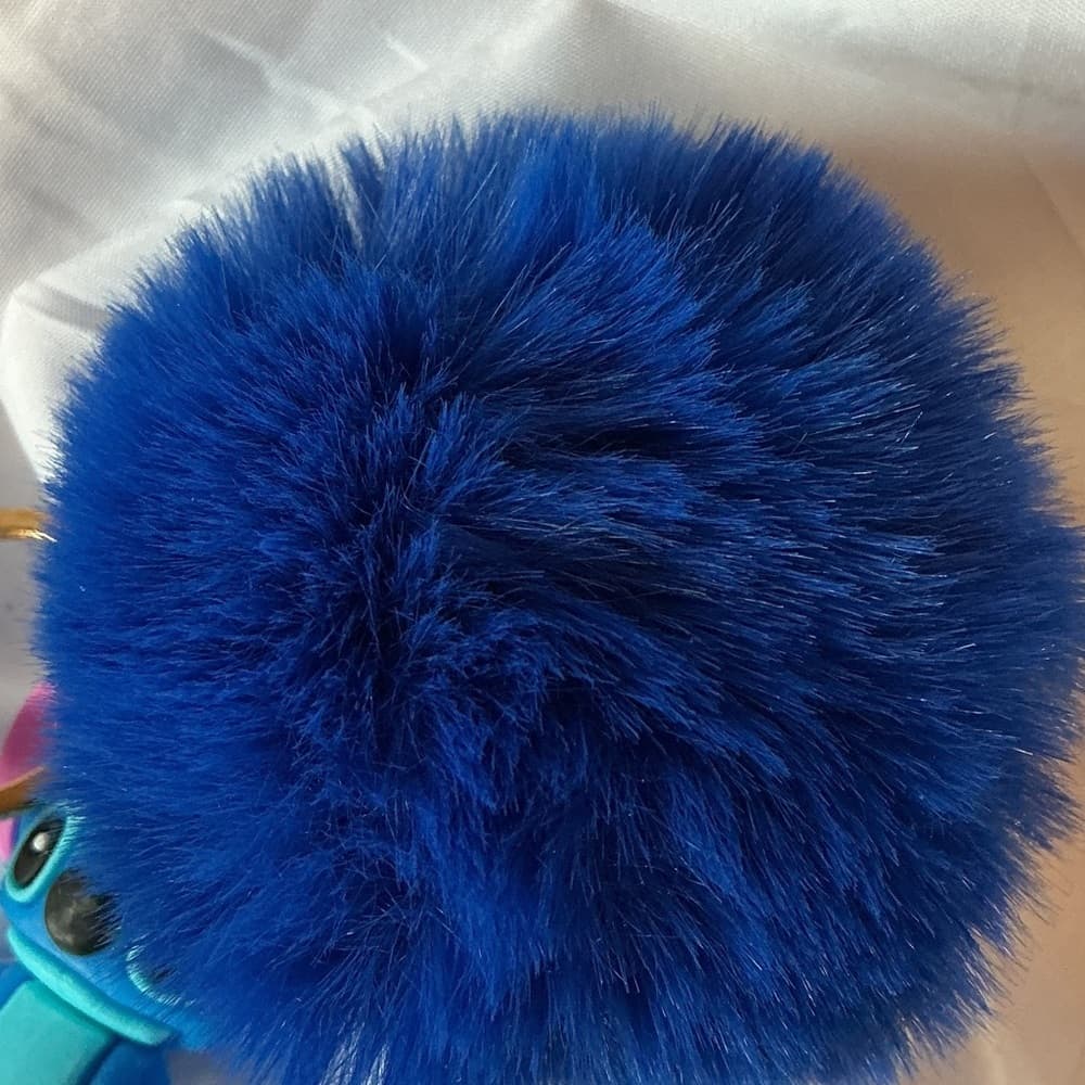 ⭐️Stitch Keychain with Pom Pom and Coin Purse - Thumbnail 3
