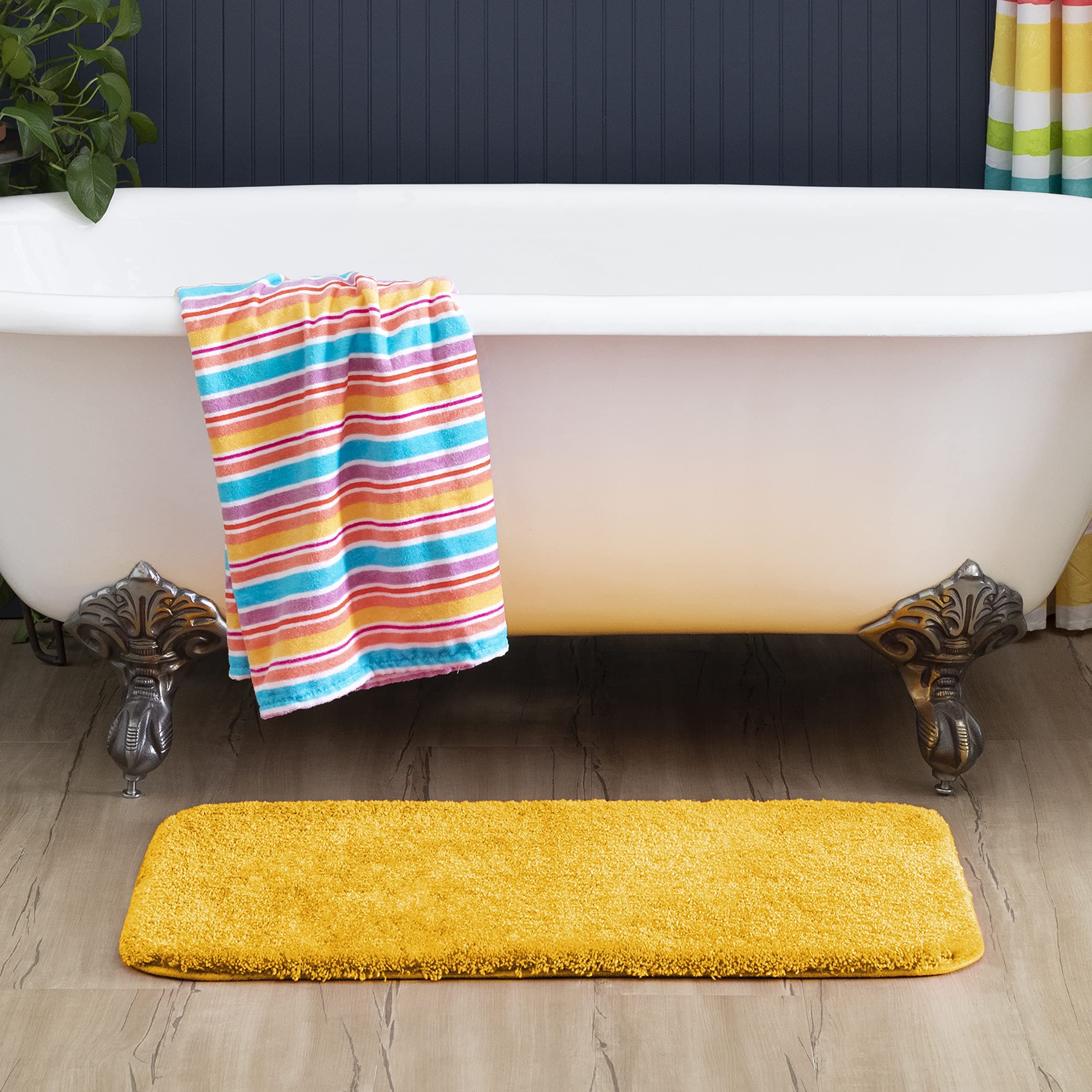 Mohawk Home Machine Washable Royal Bath Mat Dijon Yellow 2 X 3 4 - Thumbnail 3
