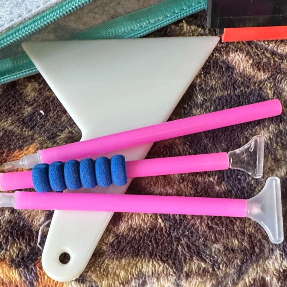 ★ Diamond Painting Tool Kit Organizer Trays Pens Roller Storage Pouch - Thumbnail 2