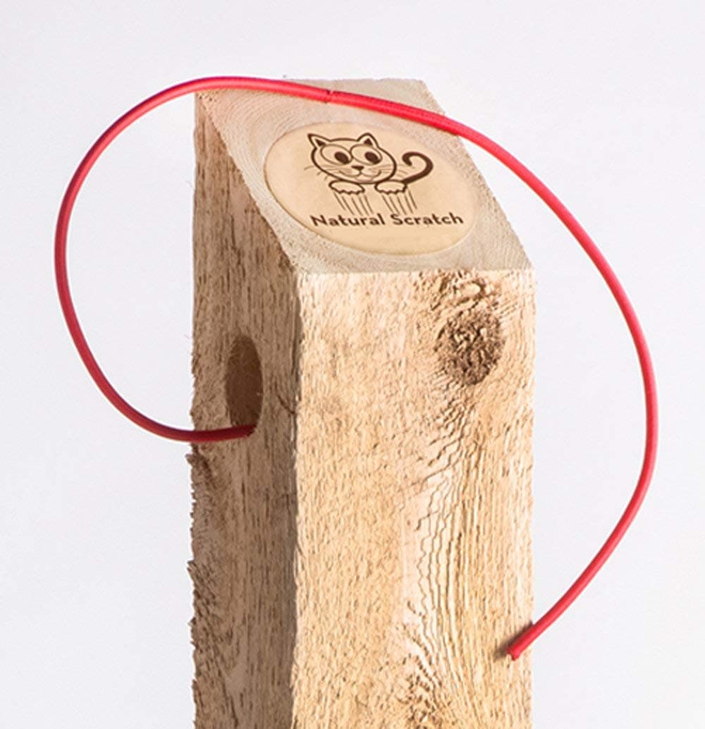 Natural Scratch Cat Scratching Post Cedar 32 Height