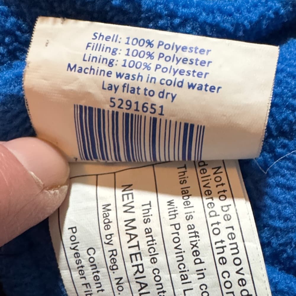 Top Paw Navy and Blue Dog Jacket - Thumbnail 2