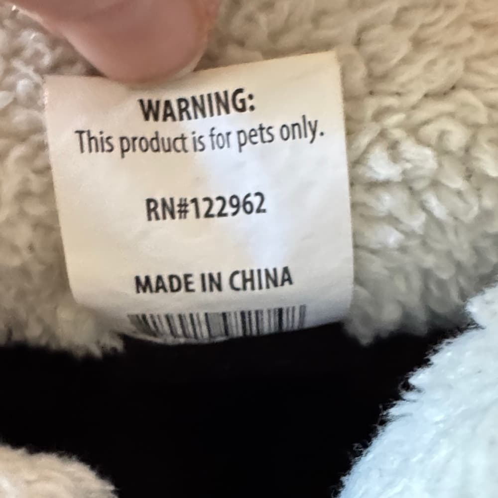 Blue and Gray Fleece Dog Hoodie - Thumbnail 2