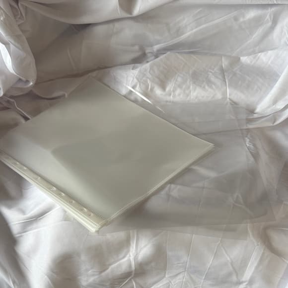 10 Clear Document Sleeves - Thumbnail 2
