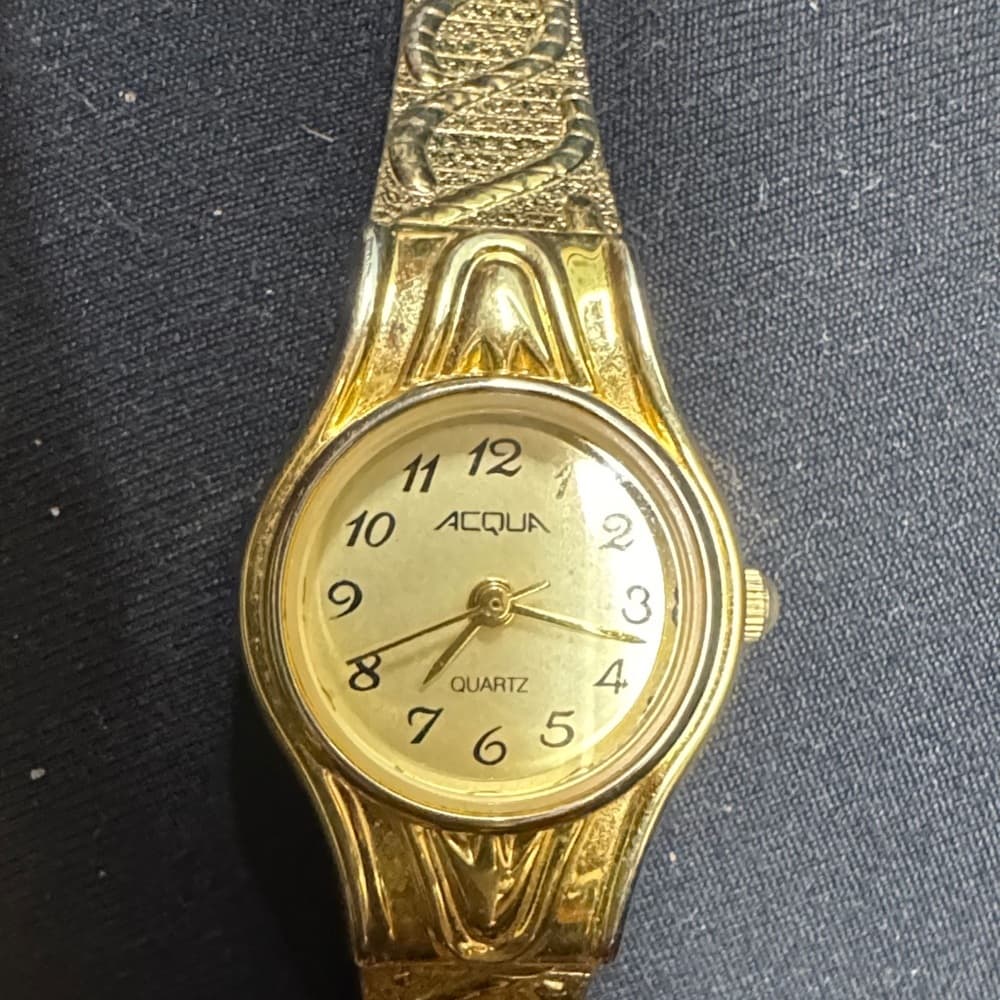 Acqua Gold Quartz Watch - Thumbnail 6