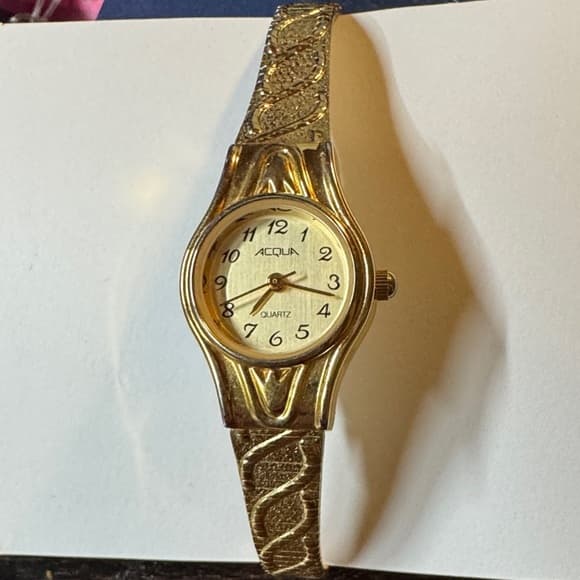 Acqua Gold Quartz Watch - Thumbnail 10