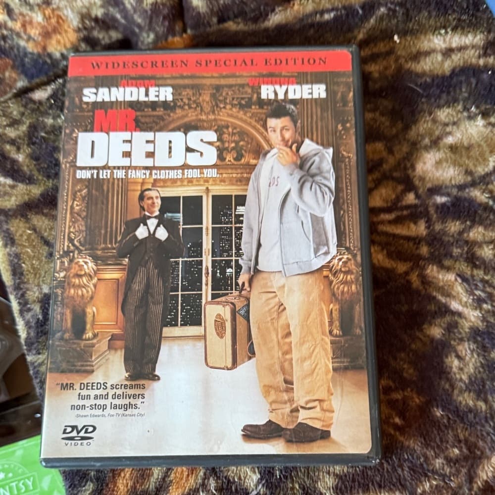 ★ Mr. Deeds DVD Adam Sandler Comedy Movie Winona Ryder Widescreen - Thumbnail 3