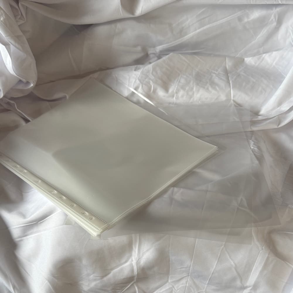 10 Clear Document Sleeves