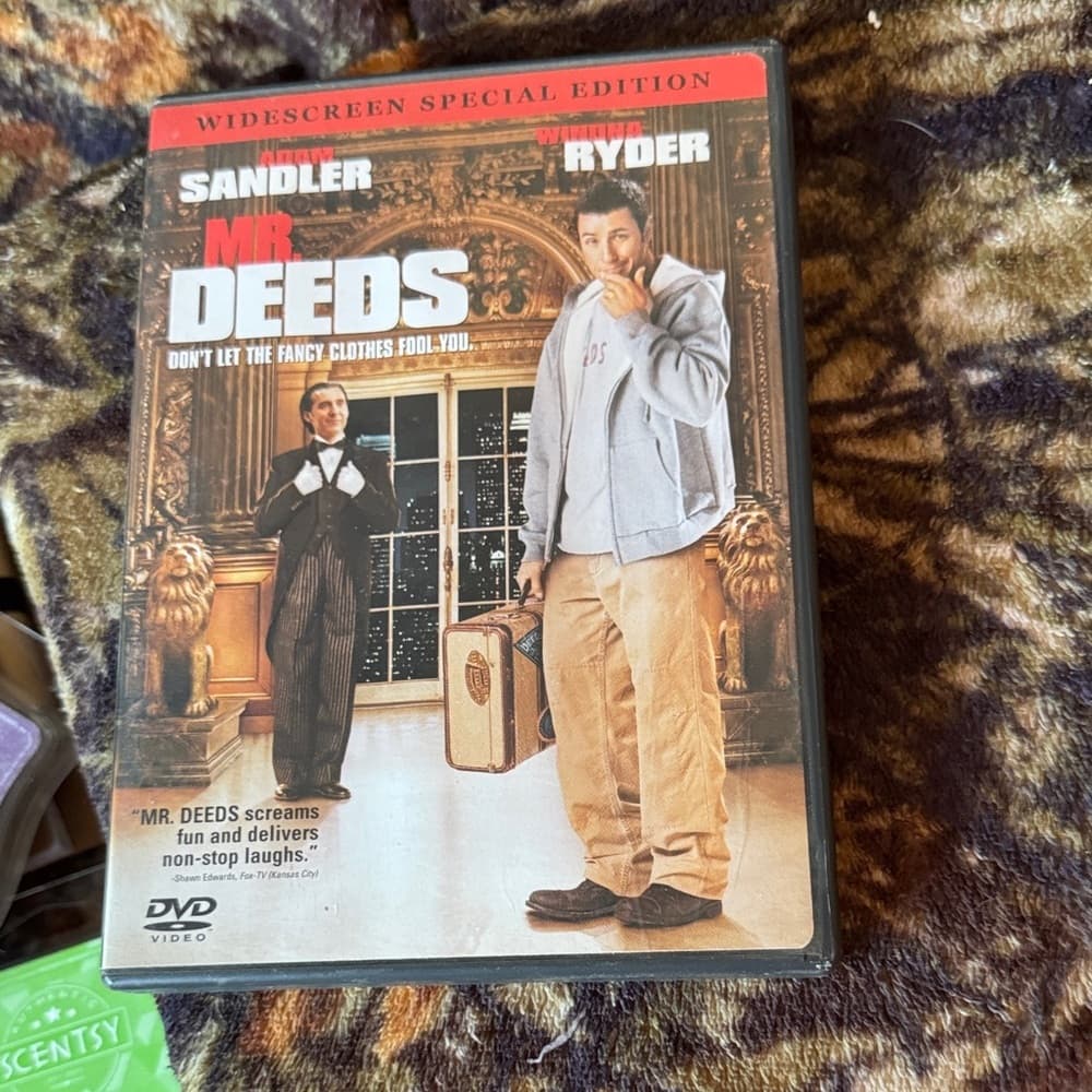 ★ Mr. Deeds DVD Adam Sandler Comedy Movie Winona Ryder Widescreen