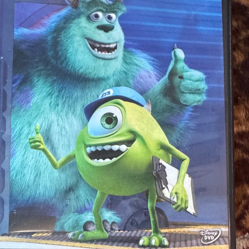 ★ Disney Pixar Monsters Inc DVD Family Movie Sulley Mike Wazowski - Thumbnail 2