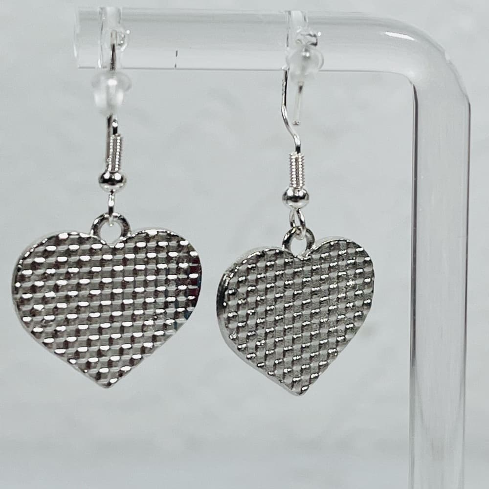 Autism Awareness Puzzle Heart Earrings Colorful Dangle Cute Gift - Thumbnail 3