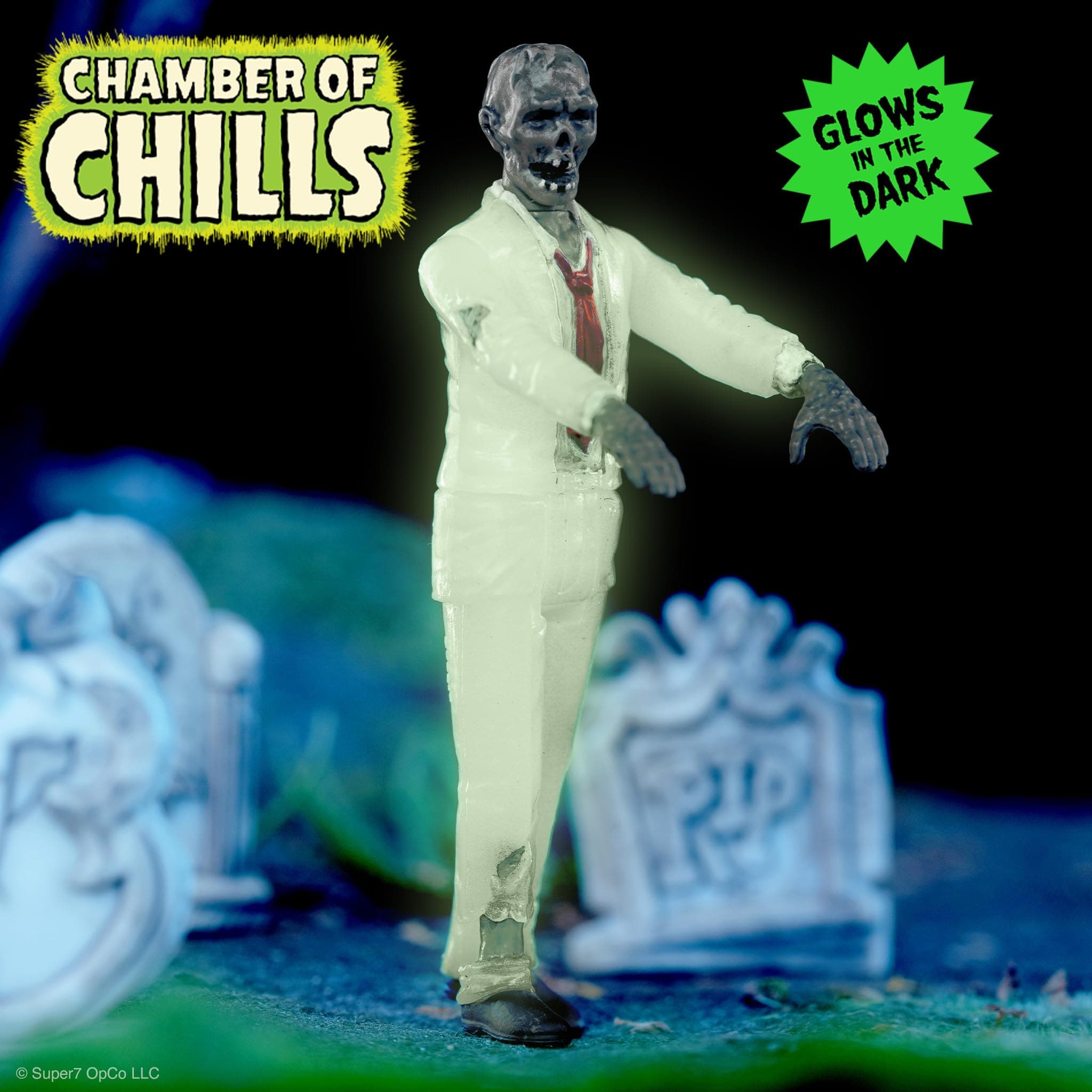Super7 Pre-Code Horror Chamber Of Chills Heartless Zombie Glow In The Dark - - Thumbnail 5