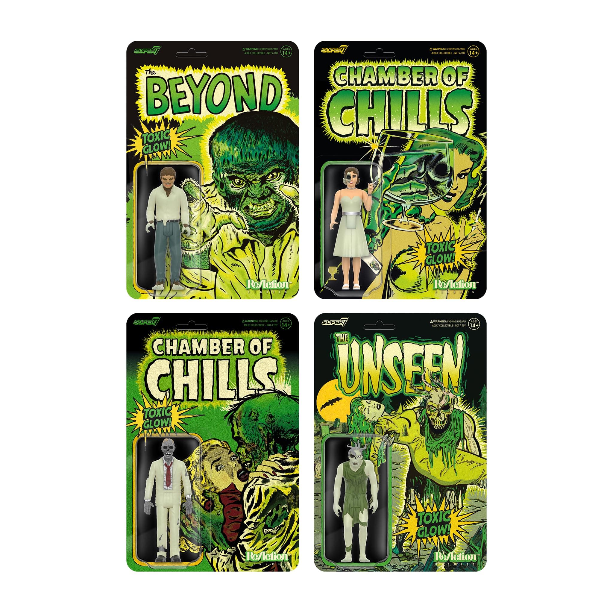 Super7 Pre-Code Horror Chamber Of Chills Heartless Zombie Glow In The Dark - - Thumbnail 7