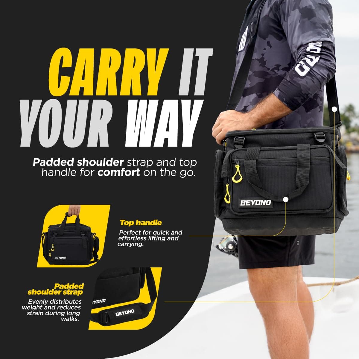 Beyond Fishing Tackle Hauler Pro - Medium - Thumbnail 5
