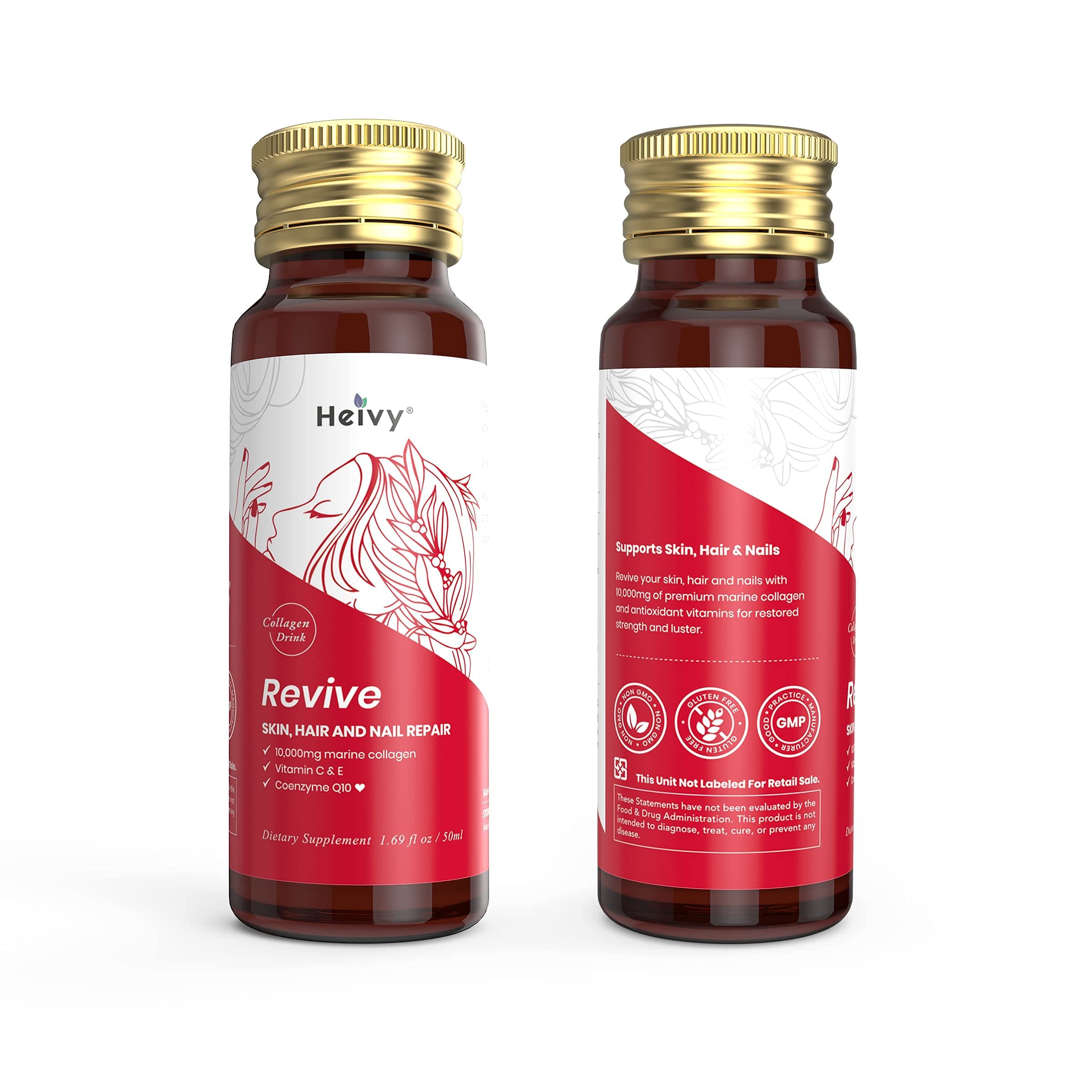 Heivy Liquid Collagen For Women Collagen Drink 10000Mg Marine Collagen Peptides - Thumbnail 7
