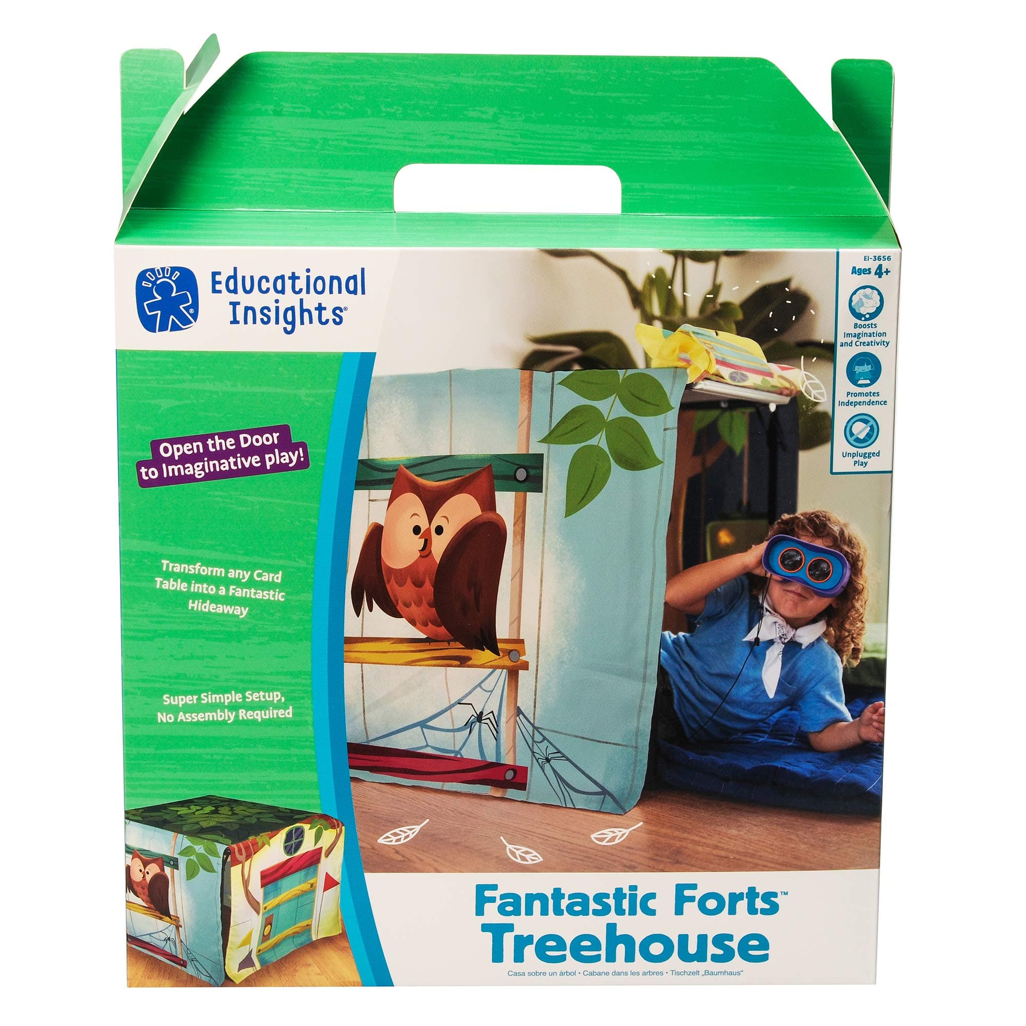 Educational Insights Fantastic Forts Treehouse Ages 3 Preschool Pretend Play - Thumbnail 6