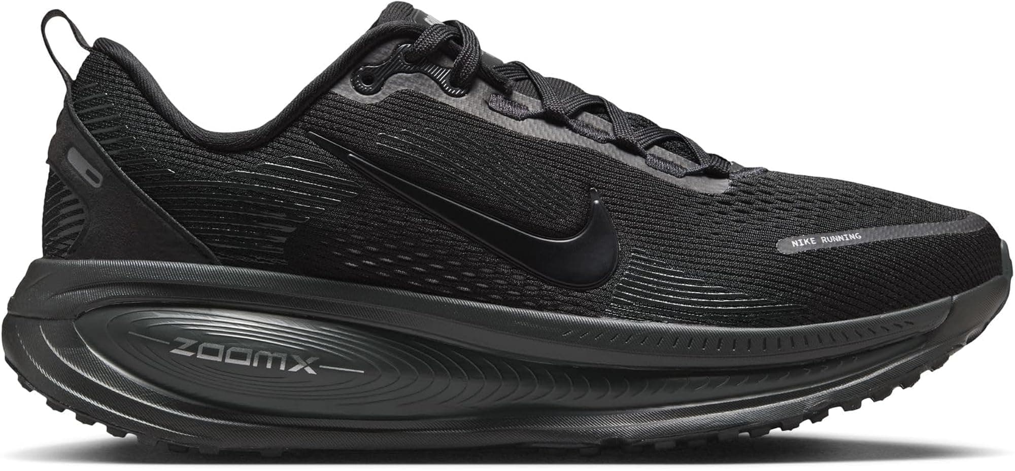Nike Womens Vomero 18 - Black/Black/Dark Smoke Grey/Light Smoke Grey - 9 - Thumbnail 6