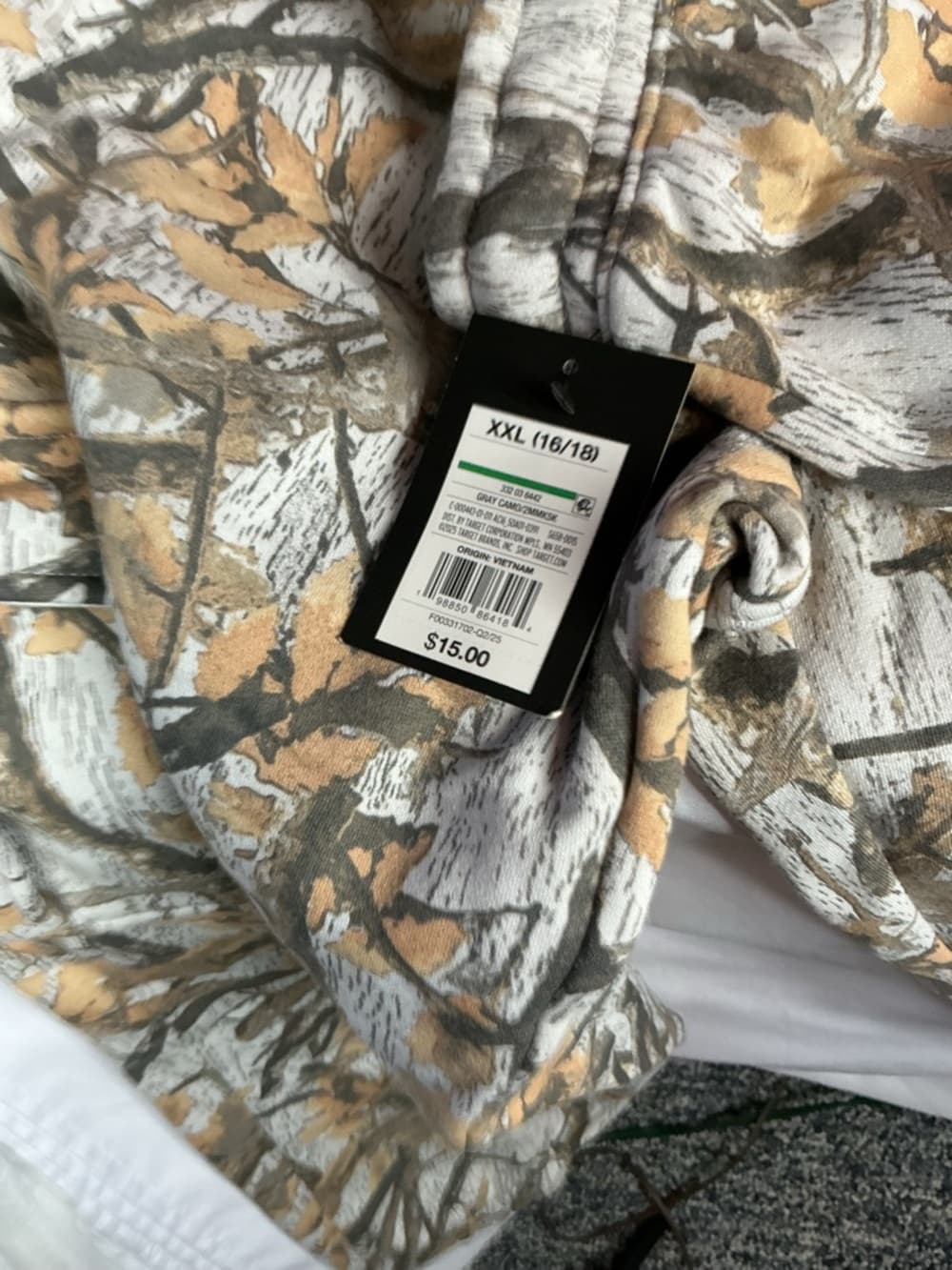 ⭐ NWT XXL Camo Joggers Sweatpants Drawstring Pockets Cozy Lounge - Thumbnail 4