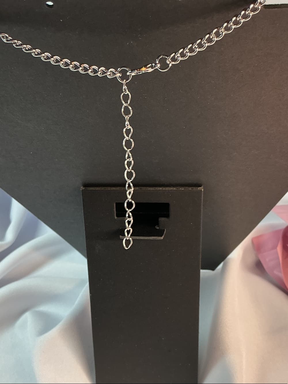 ★ Silver Tone Chain Bracelet Minimalist Punk Grunge Y2K Jewelry - Thumbnail 2