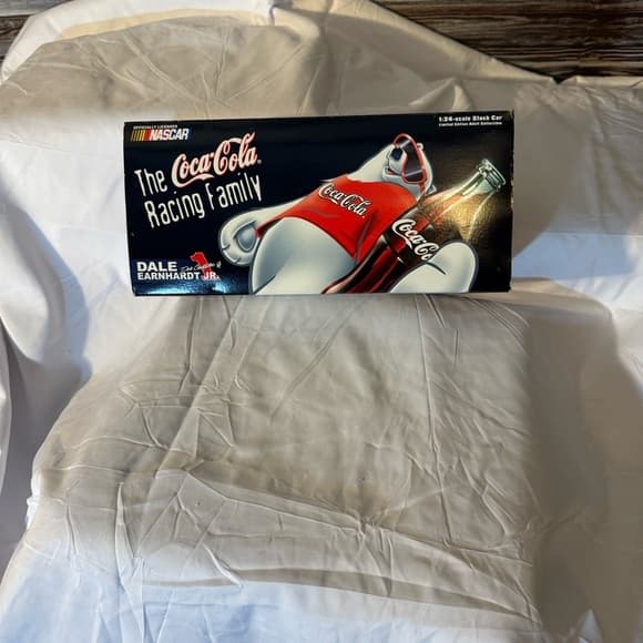 Coca-Cola Racing Gold and Blue Checkered Design - Thumbnail 9