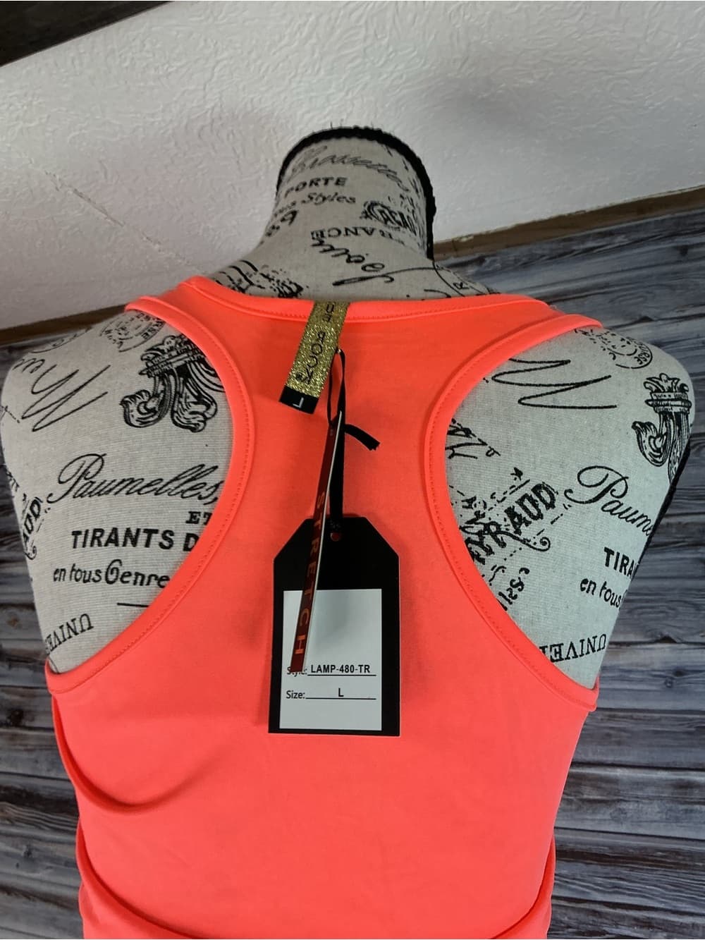 ⭐ Neon Coral Activewear Set Crop Top Biker Shorts Lounge Workout Outfit - Thumbnail 5