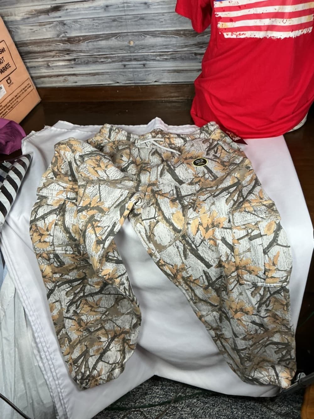 ⭐ NWT XXL Camo Joggers Sweatpants Drawstring Pockets Cozy Lounge