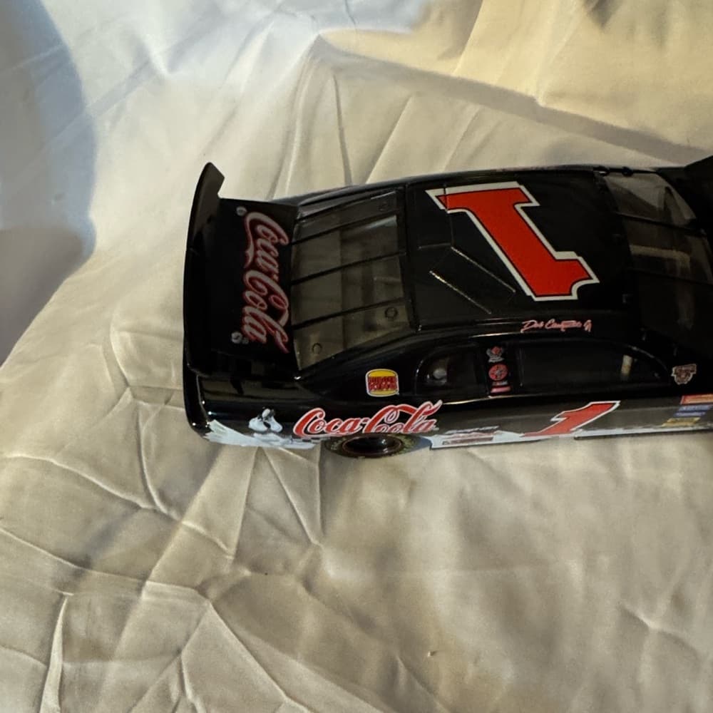 Coca-Cola Racing Gold and Blue Checkered Design - Thumbnail 5