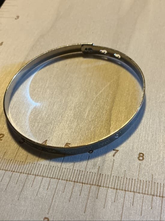 ★ “I Love You to the Moon & Back” Silver Tone Bangle - Thumbnail 4