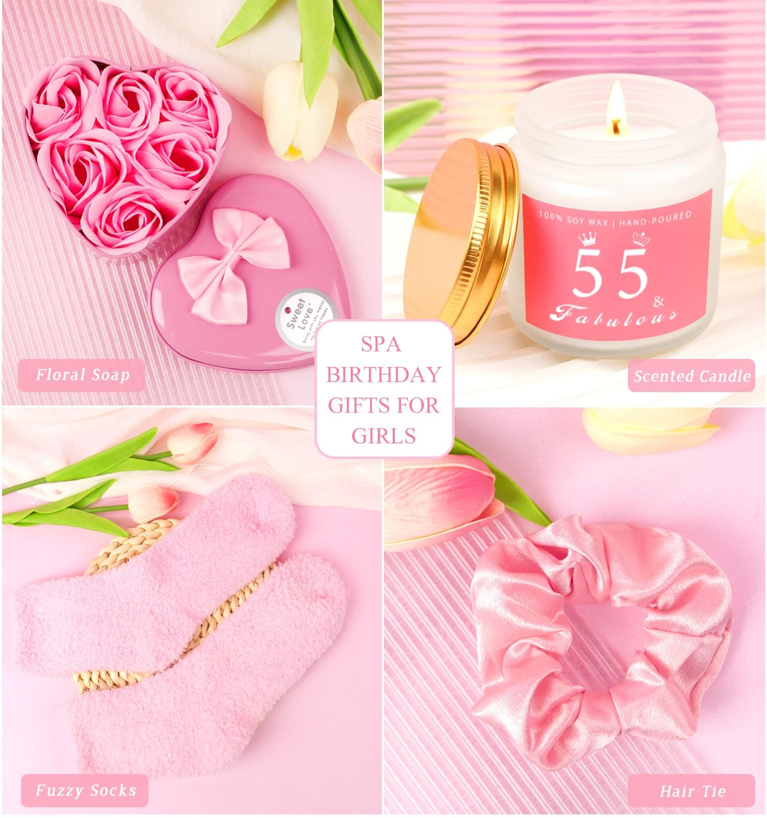 55th Birthday Gifts For Women, Happy 55th Birthday Gifts For Her Mom Sister Wife - Thumbnail 6