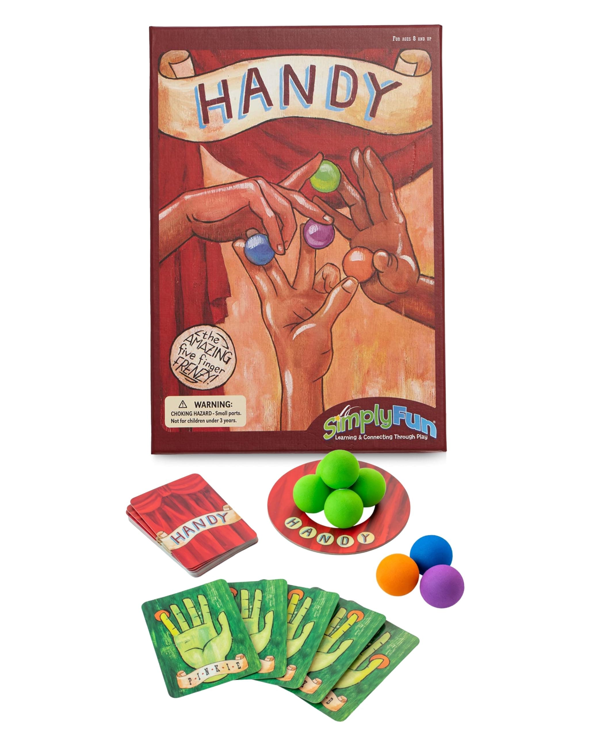 SimplyFun Handy - Family Game for Kids and Adults Ages 8+ - Fine Motor Skills Ga