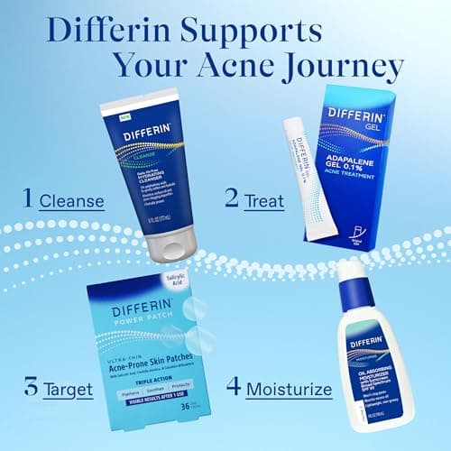 Differin Acne Fighter Pack Salicylic Acid Pimple Patches 36 Count Acne Treatment - Thumbnail 10